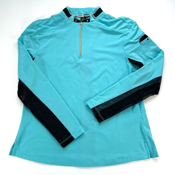 Jamie Sadock tennis golf quarter zip Henley women’s top - Picture 1 of 5
